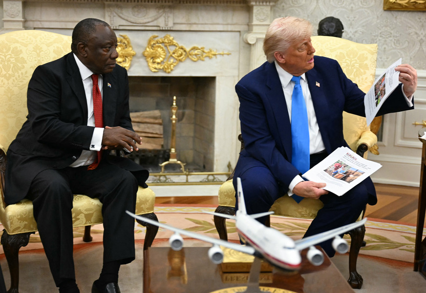 RAMAPHOSA DEFENDS SOUTH AFRICA AMID TRUMP'S 'WHITE GENOCIDE' ALLEGATIONS