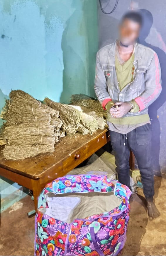 Suspect held after narcotics recovery in Mumias