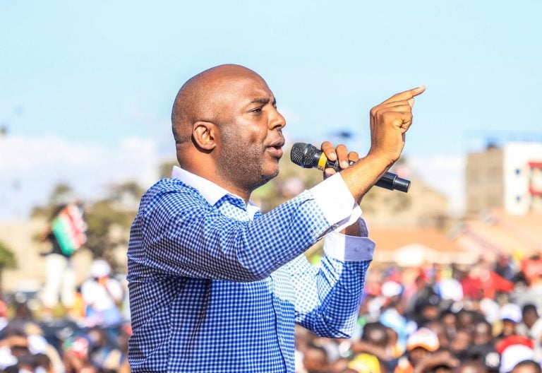 KANG'ATA TURNS GUNS ON RUTO AT LINDA MWANANCHI RALLY