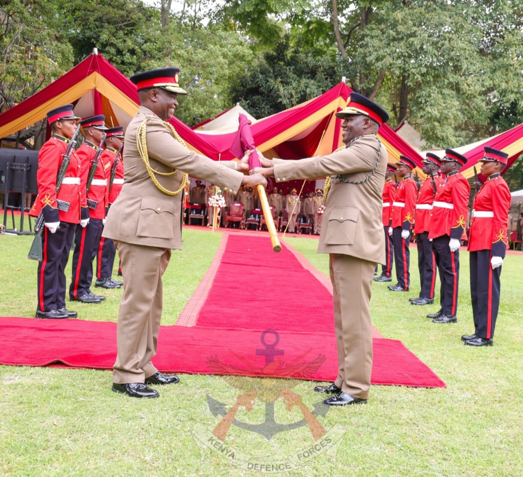 Lt. GENERAL DAVID KETER ASSUMES COMMAND AS 24TH KENYA ARMY COMMANDER