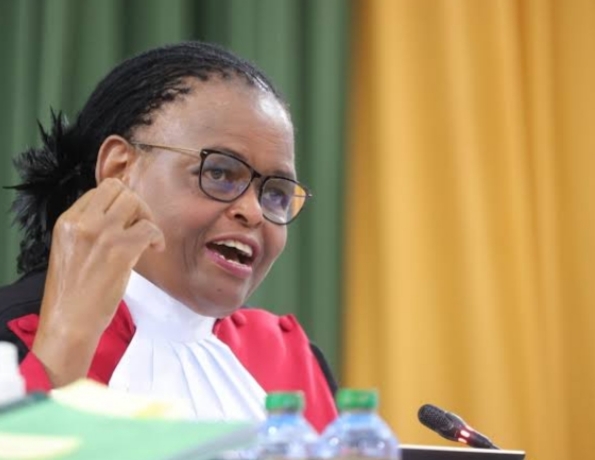 CHIEF JUSTICE MARTHA KOOME MAKES A PLEA TO THE NATIONAL POLICE SERVICE AFTER SABA SABA PROTESTS
