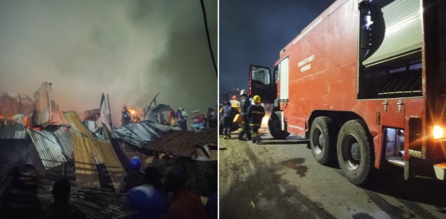 NIGHTFIRE IN NAIROBI ESTATE CONSUMES HOUSES AND PROPERTY