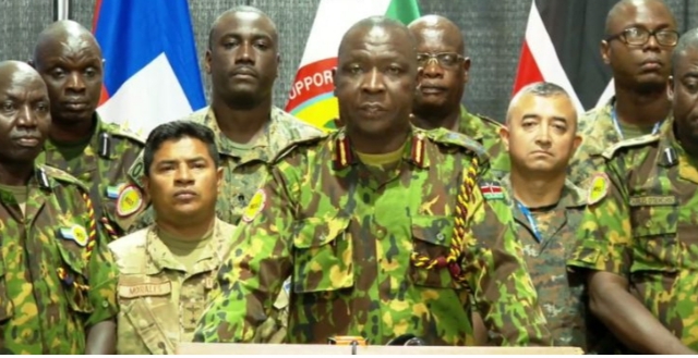 MSS COMMANDER IN HAITI ISSUES UPDATE ON MISSING KENYAN OFFICER
