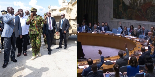 UN SECURITY COUNCIL DECIDES FATE OF KENYAN LED HAITI MISSION IN HAITI