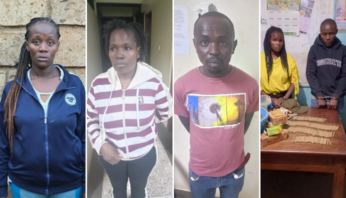 SIX SUSPECTS ARRESTED AS POLICE INTERCEPT LARGE BHANG SHIPMENT IN MWIKI, EMBAKASI