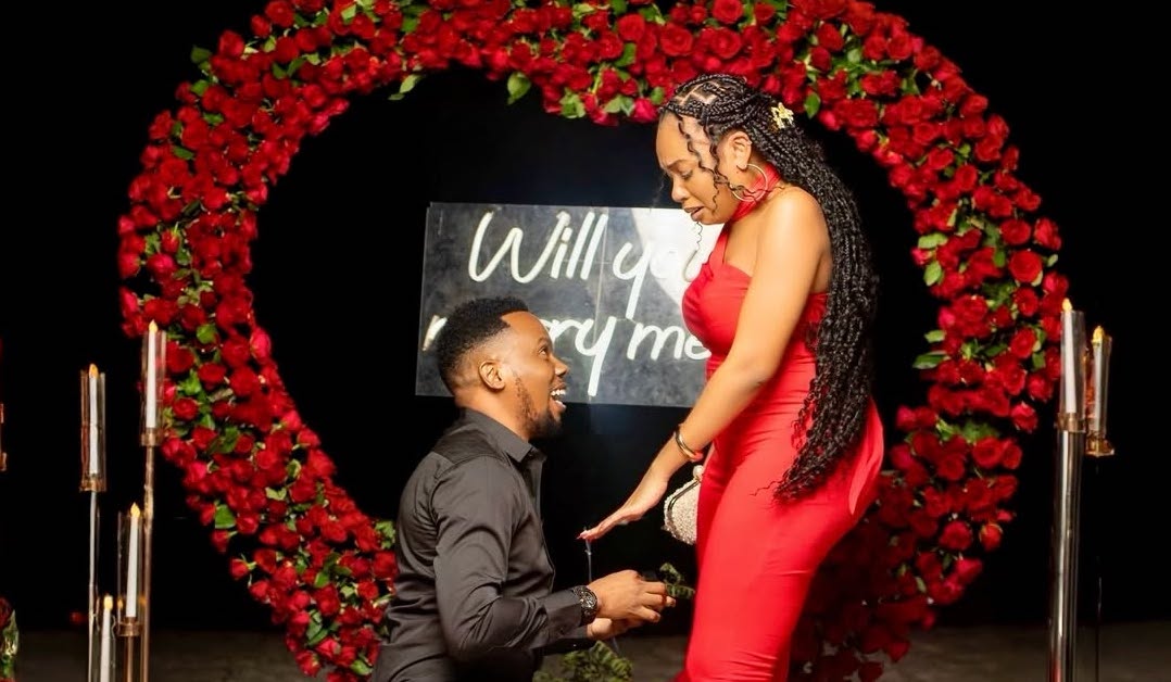 Vera Sidika’s Brother David Ayce Pops the Question to Girlfriend Evelyn Brown