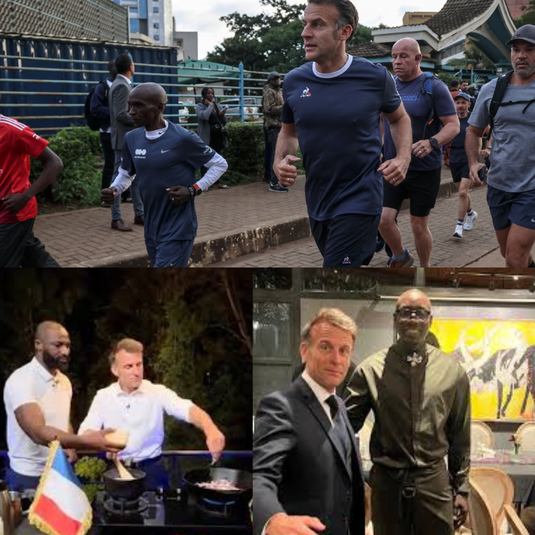 PRESIDENT MACRON ft. BIEN, CHEF OMBACHI AND KIPCHOGE