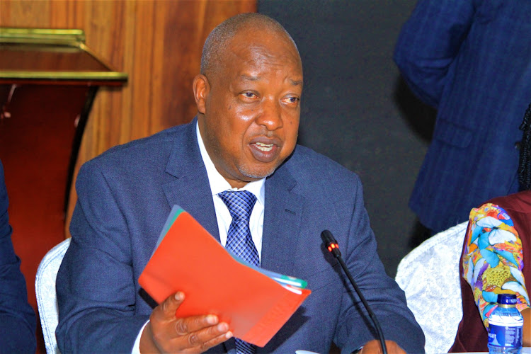 SENATE HEARS GOVERNOR AMOS NYARIBO