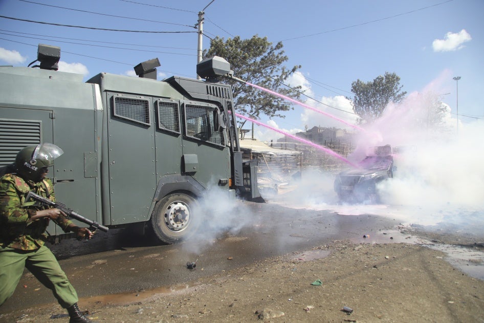 POLICE BANNED FROM USING TEARGAS DURING PROTESTS IN SPECIFIC AREAS