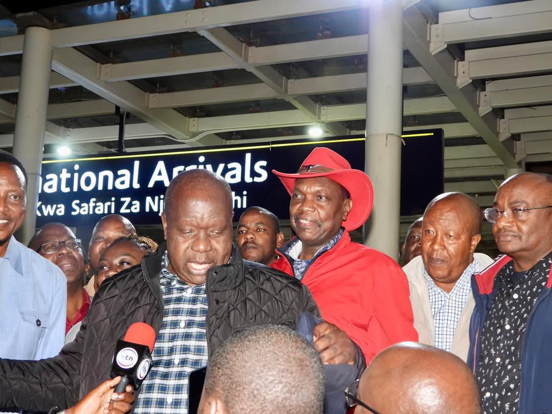 ALL EYES ON MATIANG'I AS HE LANDS IN KENYA AMID ELECTION TALK