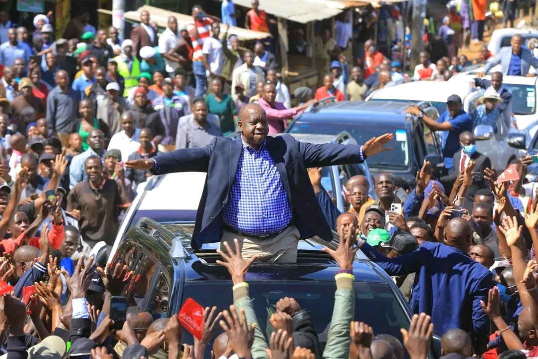 MATIANG'I'S TRIUMPHANT ENTRY