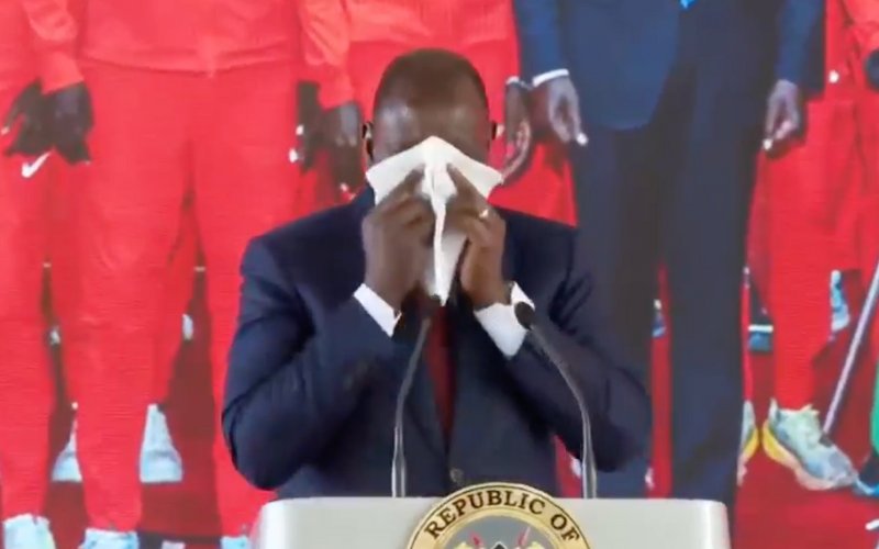 PRESIDENT RUTO WEEPS