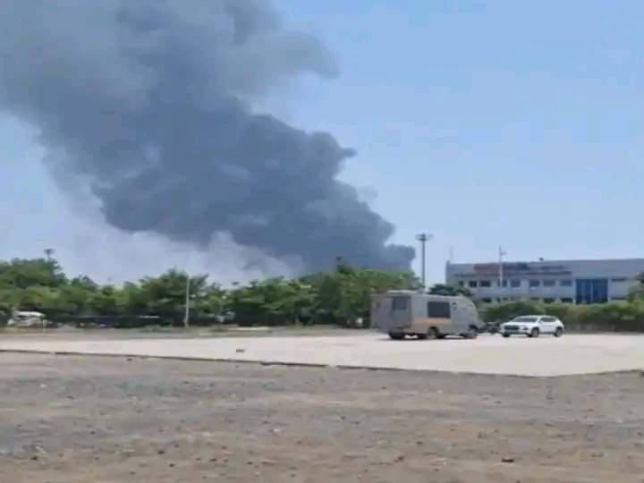 AIR INDIA FLIGHT TO LONDON CRASHES NEAR AHMEDABAD AIRPORT