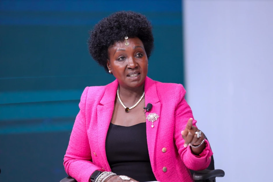 GLADYS SHOLLEI BACKS IEBC TEAM