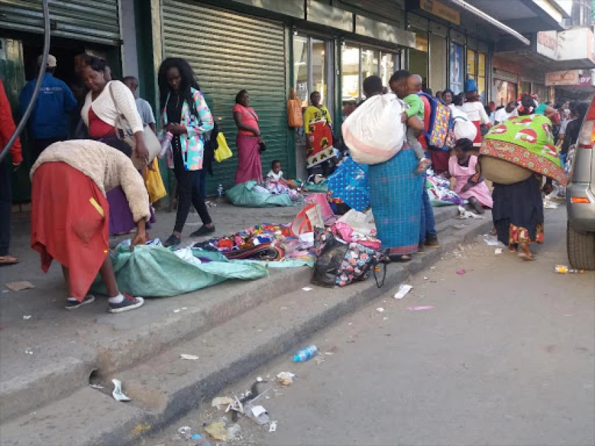 NAIROBI CRACKS DOWN ON HAWKERS AND BUYERS IN UNDESIGNATED AREAS