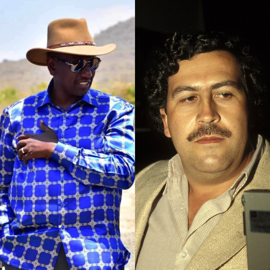 PRESIDENT RUTO COMPARED TO COLOMBIAN DRUG LORD