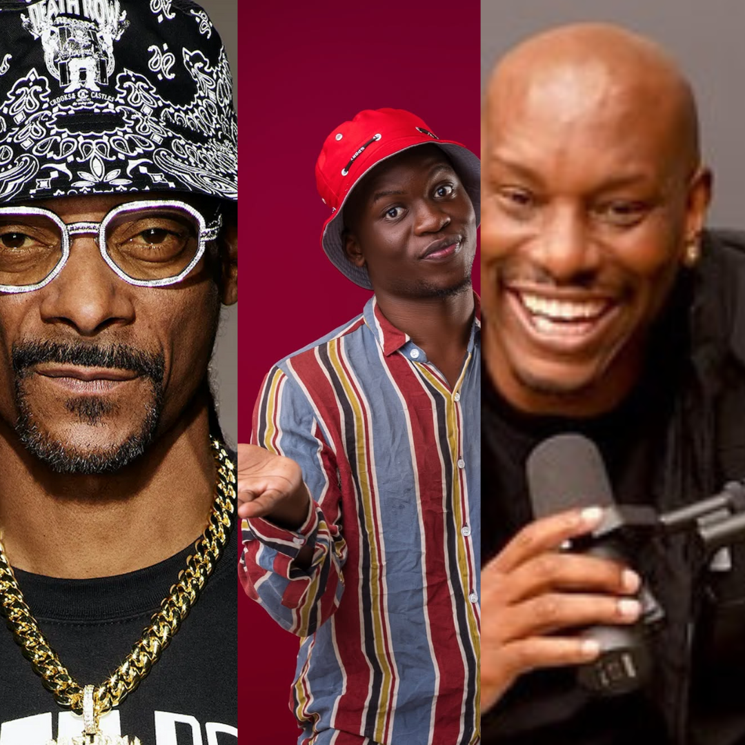 SNOOPY DOG AND TYRESE GIBBS HAIL KENYAN COMEDIAN