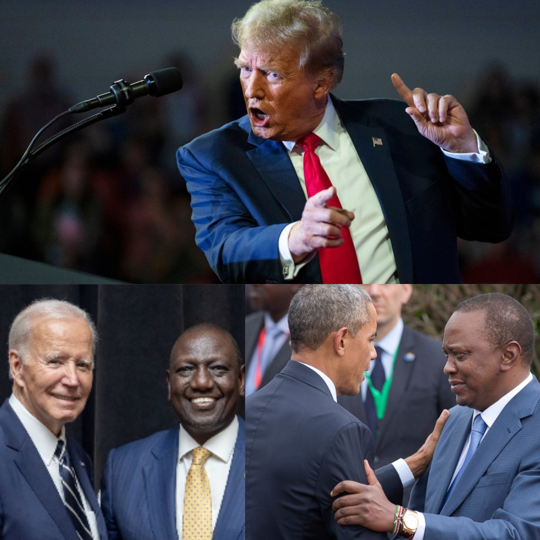 TRUMP THREATENS US - KENYA SECURITY TIES BY PREDICESSORS