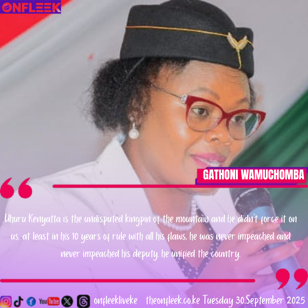 WAMUCHOMBA DEFENDS UHURU