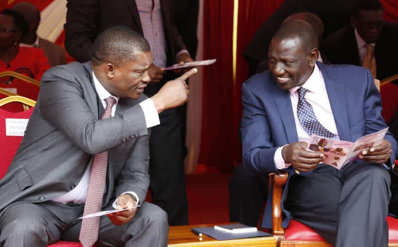I WILL NOT WORSHIP ANY HUMAN (RUTO) — MUTURI RESPONDS TO A SCENE OF AG BOWING AT PRESIDENT RUTO
