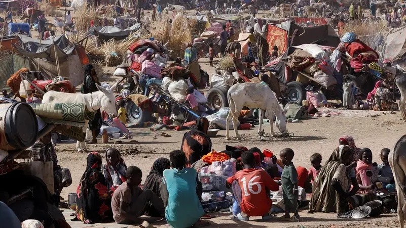 SUDAN DISPLACEMENT CAMP ATTACKED : 14 DEAD