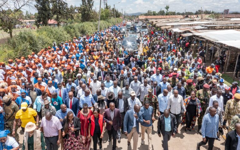 RUTO'S MT. KENYA TRIUMPHANT ENTRY