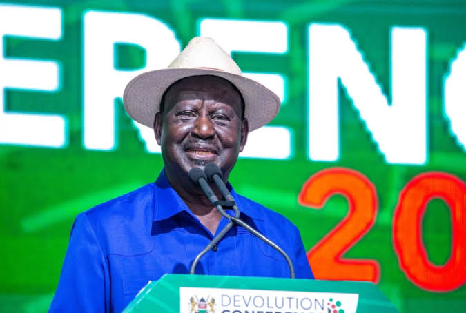 RAILA ODINGA EMPHASIZES THAT OVERSIGHT OF GOVERNORS SHOULD BE THE DUTY OF MCAS NOT SENATORS OR MPS
