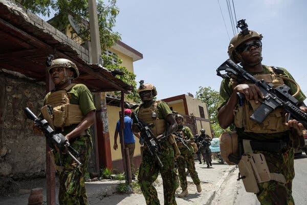 KENYAN OFFICERS NOTCH EARLY WINS IN HAITI AS SECURITY OPERATIONS INTENSIFY