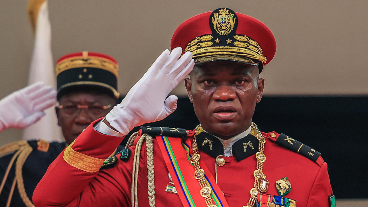 GABON'S COUP LEADER WINS THE PRESIDENCY BY A LANDSLIDE