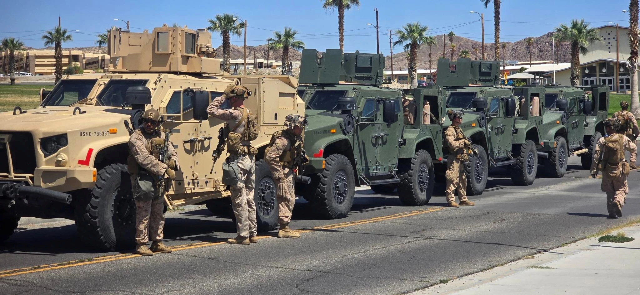 Trump deploys U.S Marines to Los Angeles