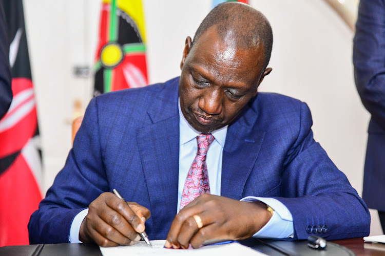 PRESIDENT RUTO REFERS THE CONFLICT OF INTEREST BILL 2025 FOR PARLIAMENT RECONSIDERATION